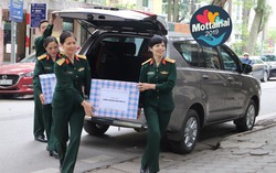 Hội viên phụ nữ Binh chủng Pháo binh trao yêu thương đến Mottainai 2019