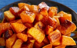 Bí ngô nướng mật ong