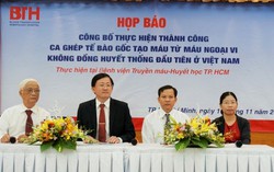 Lần đầu tiên ghép thành công tế bào gốc tạo máu không cùng huyết thống