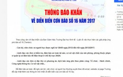 Nhiều tỉnh phía Nam cho học sinh nghỉ tránh bão Tembin