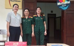 Hội Phụ nữ TT kiểm định đạn dược T263 ủng hộ Mottanai 2016