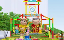Heo mẹ sẽ mặc áo dài, đội nón lá ở đường hoa Nguyễn Huệ Tết 2019