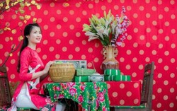 Người đẹp xứ trà tái hiện Tết xưa
