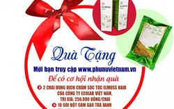 2 chai dung dịch chăm sóc tóc và 10 gói bột cám gạo trà xanh chăm sóc da tặng bạn đọc PNVN