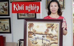 Cô giáo mầm non 'lấn sân' làm tranh gạo