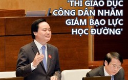 'Thi Giáo dục công dân nhằm giảm bạo lực học đường'
