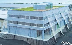 “Màn” chống động đất bằng sợi carbon