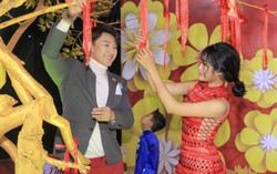 Hoàng Kỳ Nam đi hái lộc xuân cùng Thanh Tú