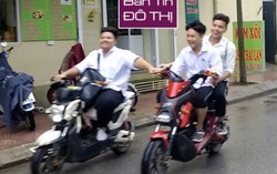  “Hung thần” xe đạp - máy điện của học sinh nghênh ngang trên phố