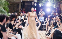 MC Phương Mai bụng bầu 8 tháng lên sàn catwalk