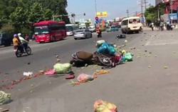 Xe khách vượt đèn đỏ gây tai nạn, ít nhất 6 người bị thương nặng