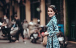 Hoa khôi Miller Hà Lê trẻ trung, nền nã với tà áo dài truyền thống