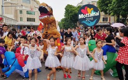 Màn cổ vũ Mottainai Run 2018 khuấy động phố đi bộ Hồ Gươm