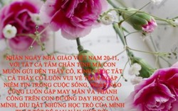 Những lời chúc 20/11 ý nghĩa gửi tới thầy cô (P.2)