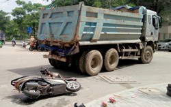 Một phụ nữ bị xe ben cán tử vong trên đường đi làm