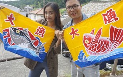Lê Chi ‘Học viện siêu sao’ kéo lưới, bổ củi tại Nhật Bản
