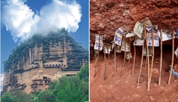 Ngọn núi "giàu có" nhất Trung Quốc, tiền lộ thiên nhưng không ai dám lấy