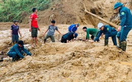 Chạy đua với thời gian tìm kiếm nạn nhân trong vụ sạt lở  đất ở Quảng Nam