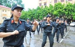 Cần tăng thêm lực lượng nữ tham gia cảnh sát cơ động 