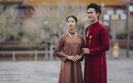 NTK Viết Bảo quảng bá áo dài Huế tại Năm Du lịch Quốc gia 2021
