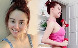 Vy Oanh dậy từ 6h hàng ngày để tập thể dục giữ dáng