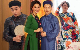Soái ca chẳng ngại "so kè" áo dài với hội mỹ nhân