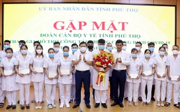 14 y bác sĩ tỉnh Phú Thọ dương tính với SARS-Cov-2 sau hỗ trợ chống dịch