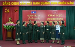 Tập huấn nghiệp vụ công tác phụ nữ cho cán bộ phụ nữ Quân đội nhân dân Lào