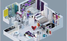 10 mẫu thiết kế căn hộ 2 phòng ngủ khoa học và hợp lý cho gia đình trẻ
