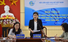 Phó Chủ tịch Hội LHPN Việt Nam: "Cần khẳng định vai trò của phụ nữ trong xây dựng NTM"