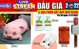 11h30 ngày 11/11: Livestream đấu giá 5 sản phẩm gây quỹ Mottainai 2022