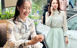 Stylist của Hồng Diễm vô tình hé lộ Luật sư Phương diện áo dài, duyên dáng khác xa hình tượng gái công sở