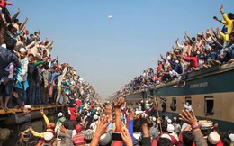 Cảnh tượng tàu hỏa đông nhất thế giới dưới ống kính của nhiếp ảnh gia