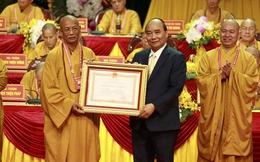 Chủ tịch nước Nguyễn Xuân Phúc dự lễ khai mạc Đại hội Phật giáo toàn quốc lần thứ IX