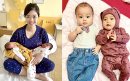 Mẹ sinh đôi chia sẻ cách kích sữa, bé 7 tháng tăng hơn 5kg