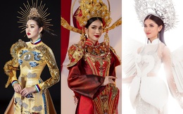 Ngắm trang phục dân tộc các người đẹp Việt từng dự thi Miss International 