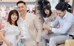 Bà xã Mạnh Trường về dáng gọn ngay sau sinh 