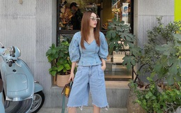 Học sao Việt cách phối đồ đơn giản với quần jean short