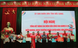 Hội LHPN tỉnh Bắc Giang khen thưởng nữ vận động viên đạt thành tích xuất sắc tại SEA Games 31 