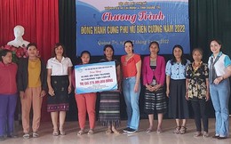 Hội LHPN TPHCM "Đồng hành cùng phụ nữ biên cương" tại Quảng Trị