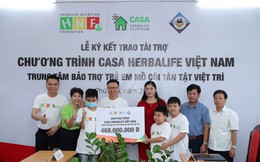 Herbalife Việt Nam hỗ trợ dinh dưỡng lành mạnh cho trẻ em có hoàn cảnh khó khăn tại Trung tâm bảo trợ trẻ mồ côi tàn tật Việt Trì