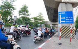 Hà Nội trước ngày phân làn tách riêng ô tô, xe máy trên tuyến đường Nguyễn Trãi