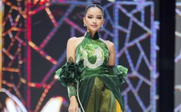 Hoa hậu Ngọc Châu lần đầu làm vedette show áo dài ở xứ Nghệ