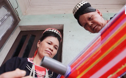 Phụ nữ Dao Thanh Y giữ nghề dệt dưới chân núi Yên Tử