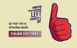 Sự thật thú vị về những người thuận tay trái
