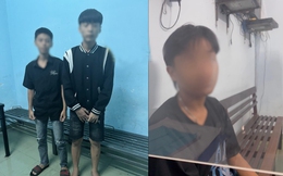 Kiểm tra 3 thiếu niên đang hì hục đẩy xe máy, "lộ" ra 2 vụ trộm cắp tài sản