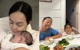 Bận chăm con thứ 3 mới sinh, Phạm Quỳnh Anh vẫn "lăn vào bếp" 