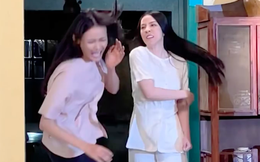 Phim "Duyên kiếp": Hậu trường hài hước cảnh Trương Mỹ Nhân bị Ngô Phương Anh đánh 