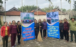 Hội LHPN Bắc Giang tổng vệ sinh môi trường, hưởng ứng Tết trồng cây