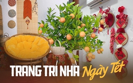 Chị em khoe tự tay trang trí nhà ngập tràn không khí Tết